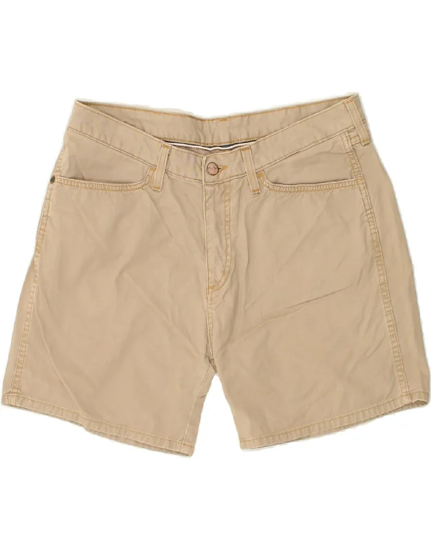 WRANGLER Mens Edie Casual Shorts W30 Medium  Brown Cotton